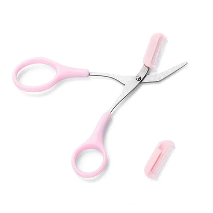 1/2/3/4Pcs Eyebrow Trimmer Makeup Tools Stainless Steel Eyebrow Scissors with Comb Hair Removal Eyebrows Shaping Makeup Tools