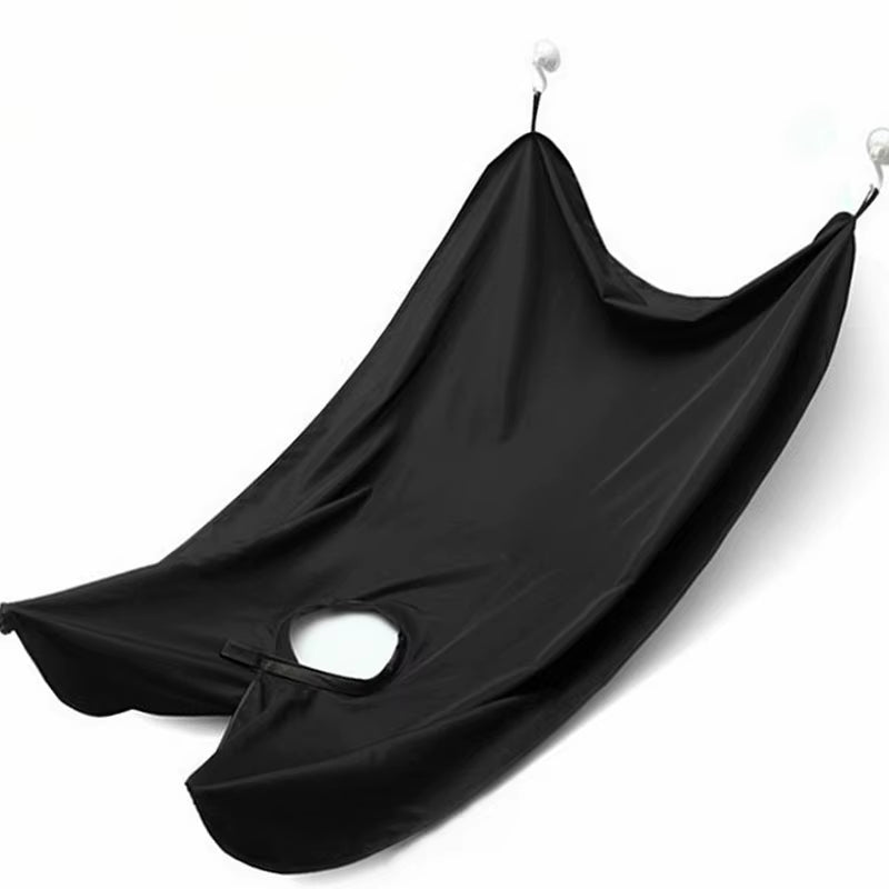 120*78 CM Beard and Mustache Shaving Apron Cape Bib for Shave with Suction Cups Attach to Mirror Hairdressing Removal Tools